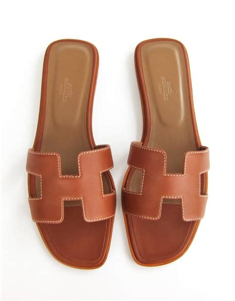 hermes summer slippers